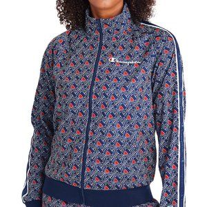 Champion All Over Logo Full Zip Jacket